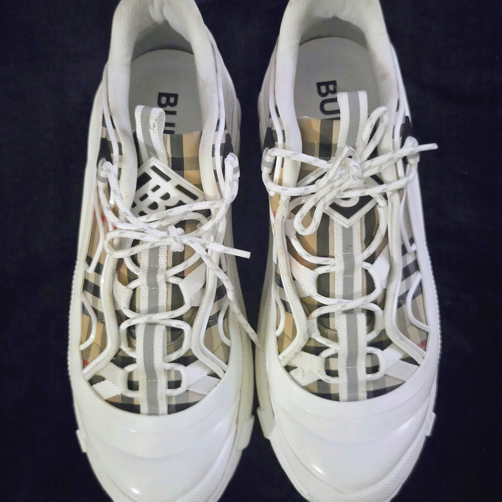 Burberry White Sneakers Size 11